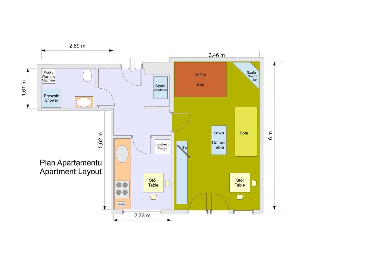 Apartment Amur Краків Екстер'єр фото